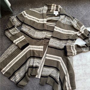 St. John's Bay striped cardigan